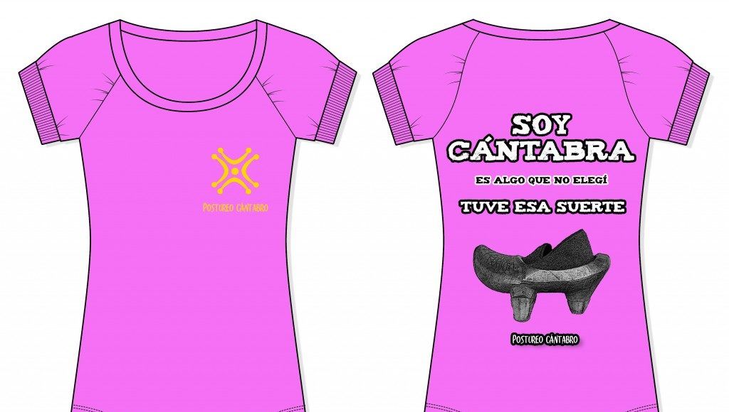 Camiseta de Chica Postureo Cántabro