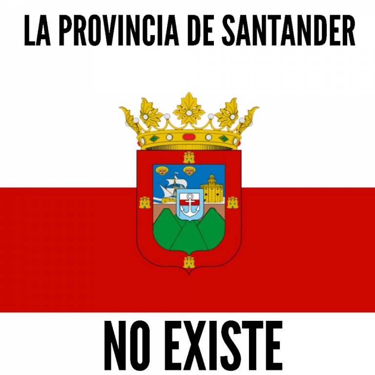 La provincia de Santander NO EXISTE