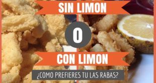 Encuesta sobre el limón en las rabas