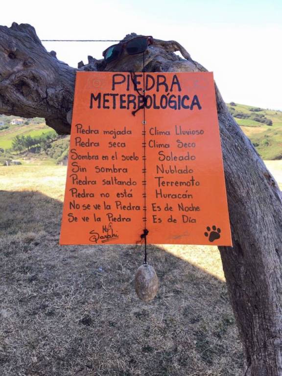 Piedra Meteorológica para predecir el tiempo en Cantabria