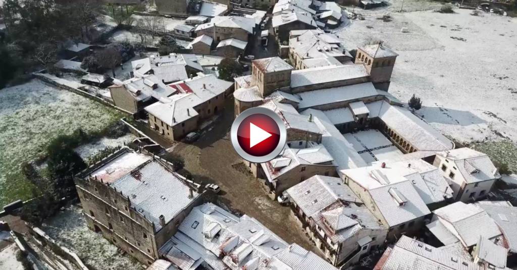 Video Santillana del Mar nevada Cantabria
