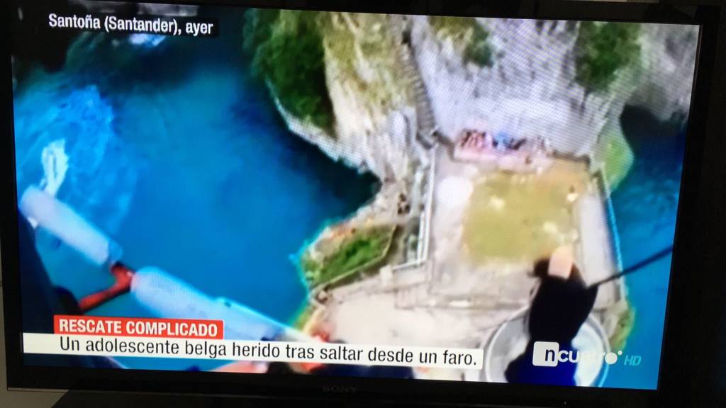 Noticias Cuatro ubica el Faro del Caballo (Santoña) en Santander