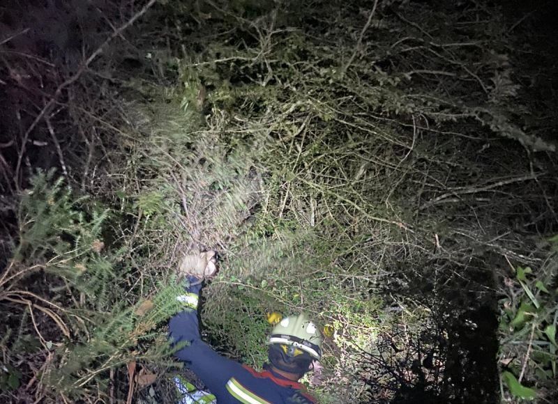 Rescatado un senderista desorientado y atrapado en matorrales en una zona de monte de Valdáliga
