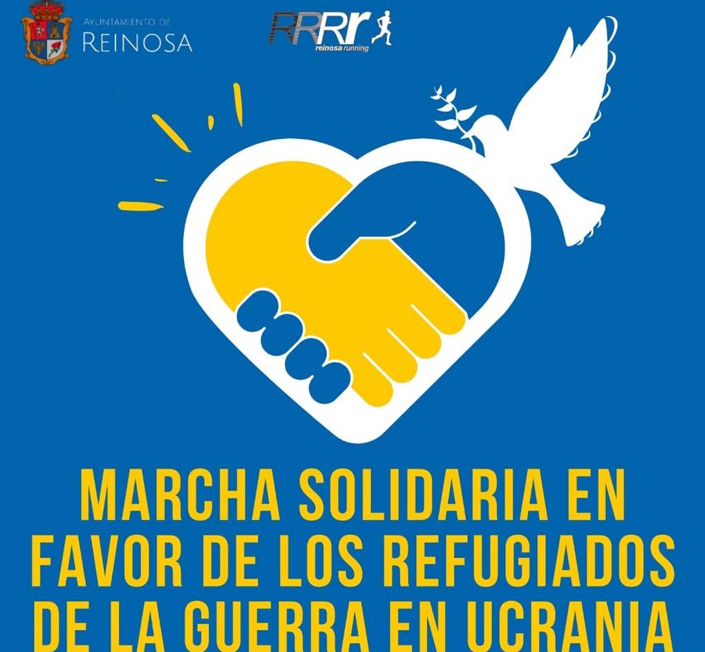 Marcha solidaria en favor de los refugiados ucranianos