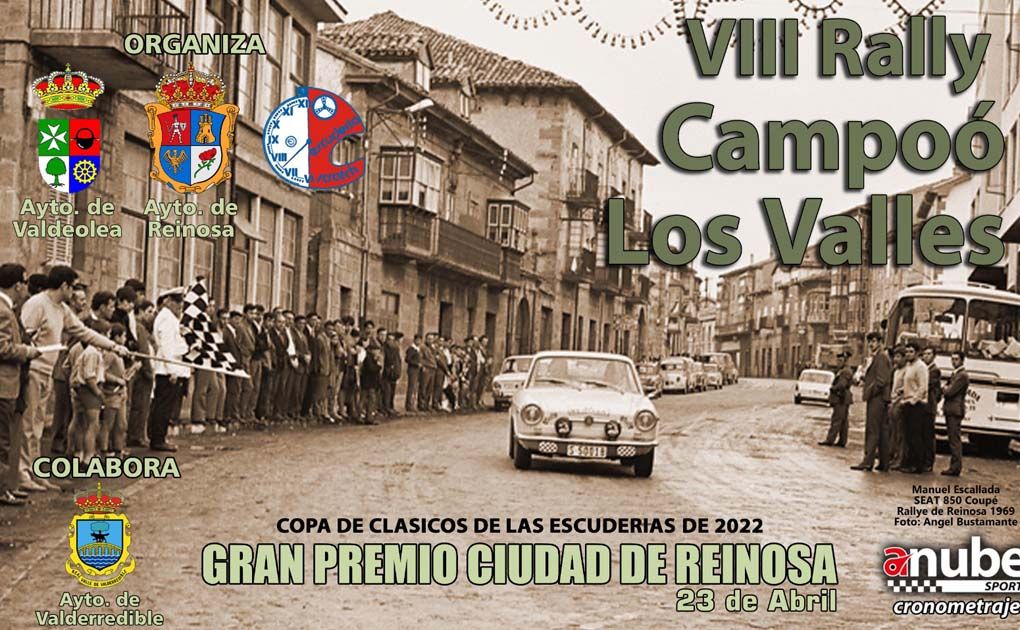 El Rally Campoo-Los Valles tomará la salida este sábado desde la Plaza de España