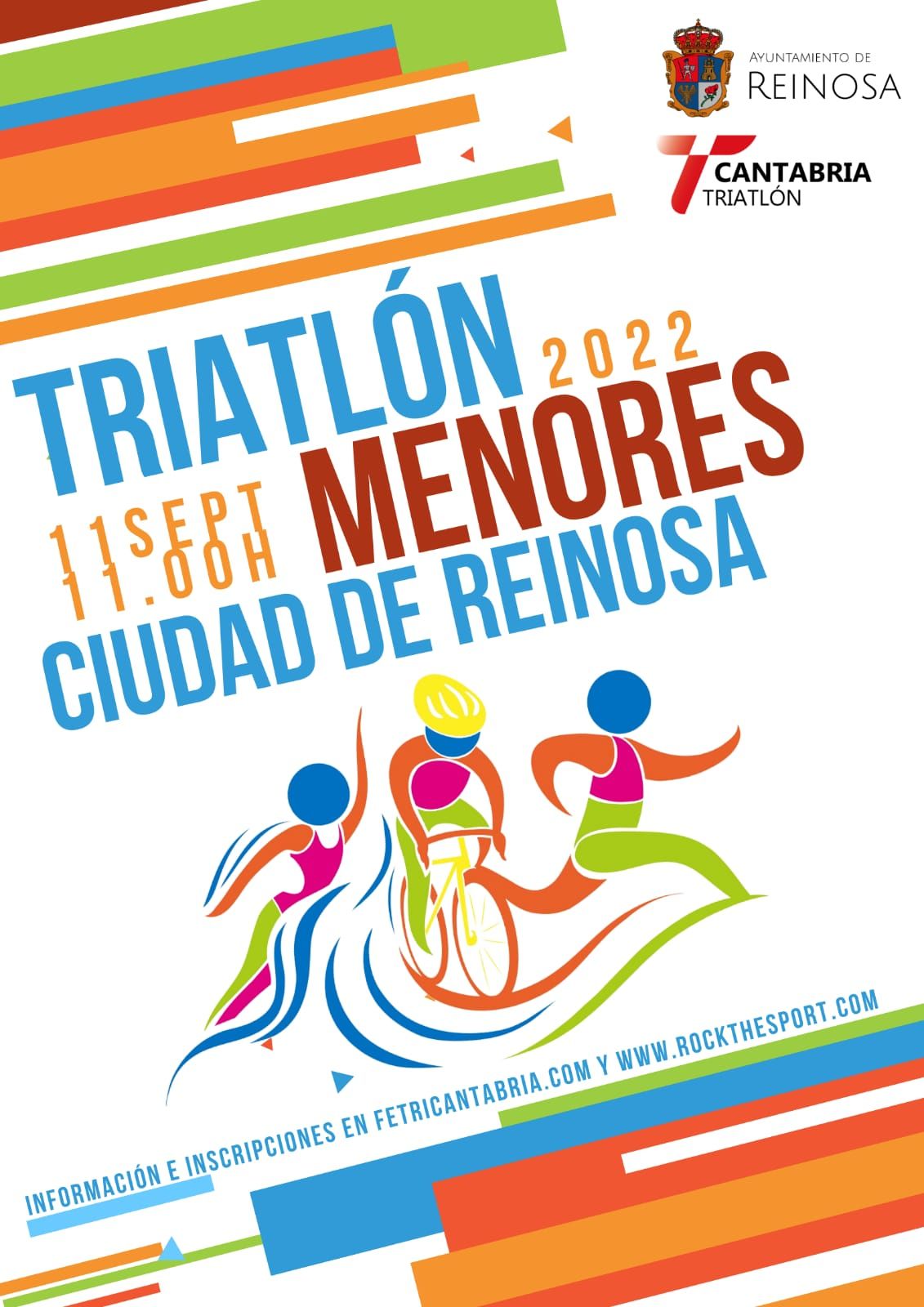 Abiertas las inscripciones para el Triatlón de Menores Ciudad de Reinosa 2022