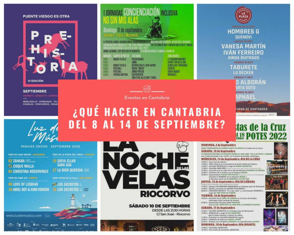 Que hacer en Cantabria del 8 al 14 de septiembre