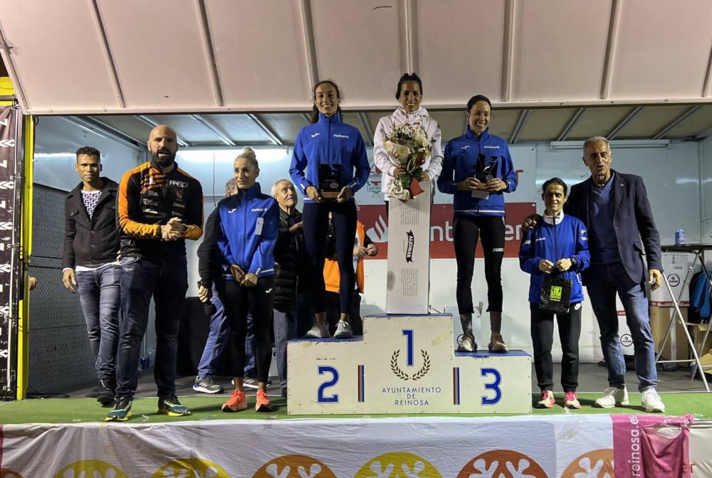 Mohamed Attaoui y Lidia Campo ganan en la milla de Reinosa