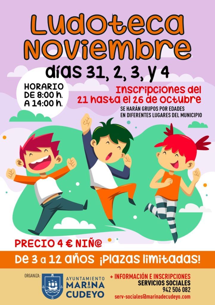 Ludoteca noviembre 2022 | Ayuntamiento Marina de Cudeyo Ludoteca noviembre 2022 | Ayuntamiento Marina de Cudeyo