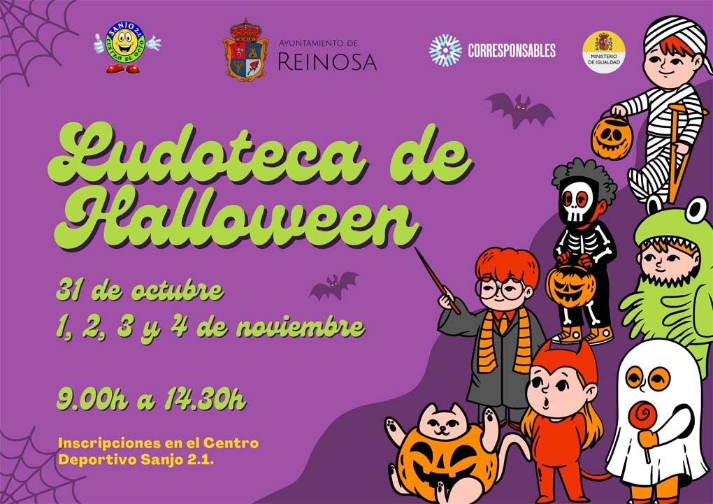Programada una ludoteca para las vacaciones escolares de Halloween