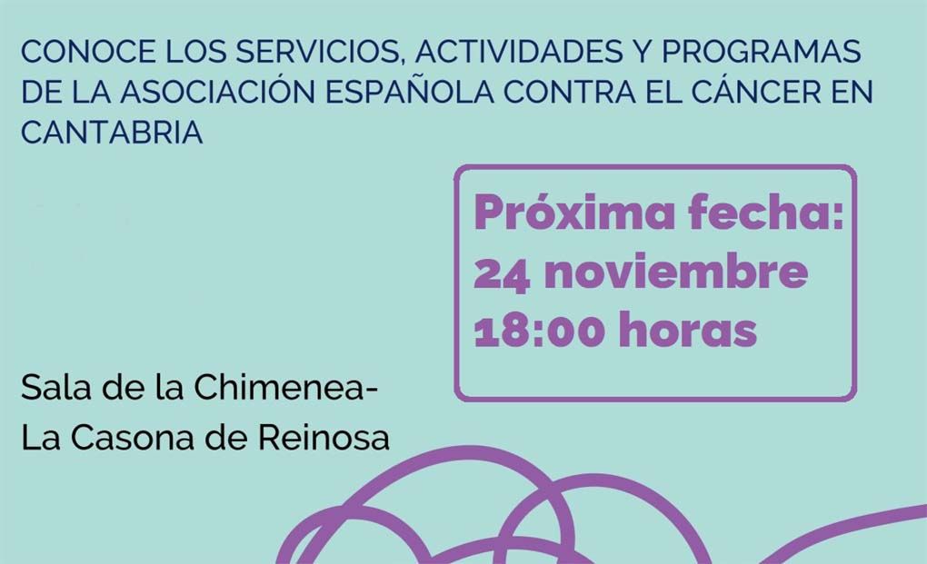 Charla informativa de la Asociación Española contra el Cáncer en Cantabria
