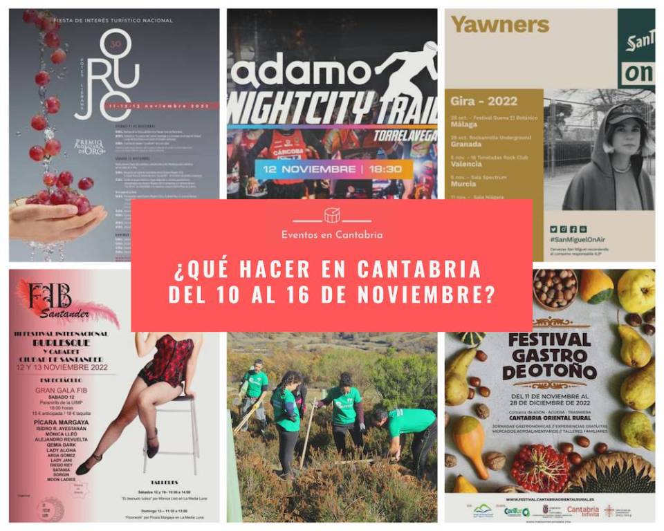 Qué hacer en Cantabria del 10 al 16 de noviembre