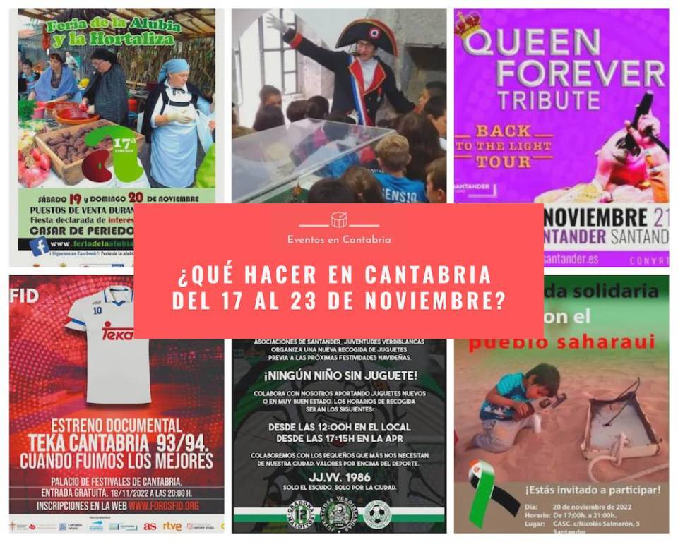 Que hacer en Cantabria del 17 al 23 de noviembre