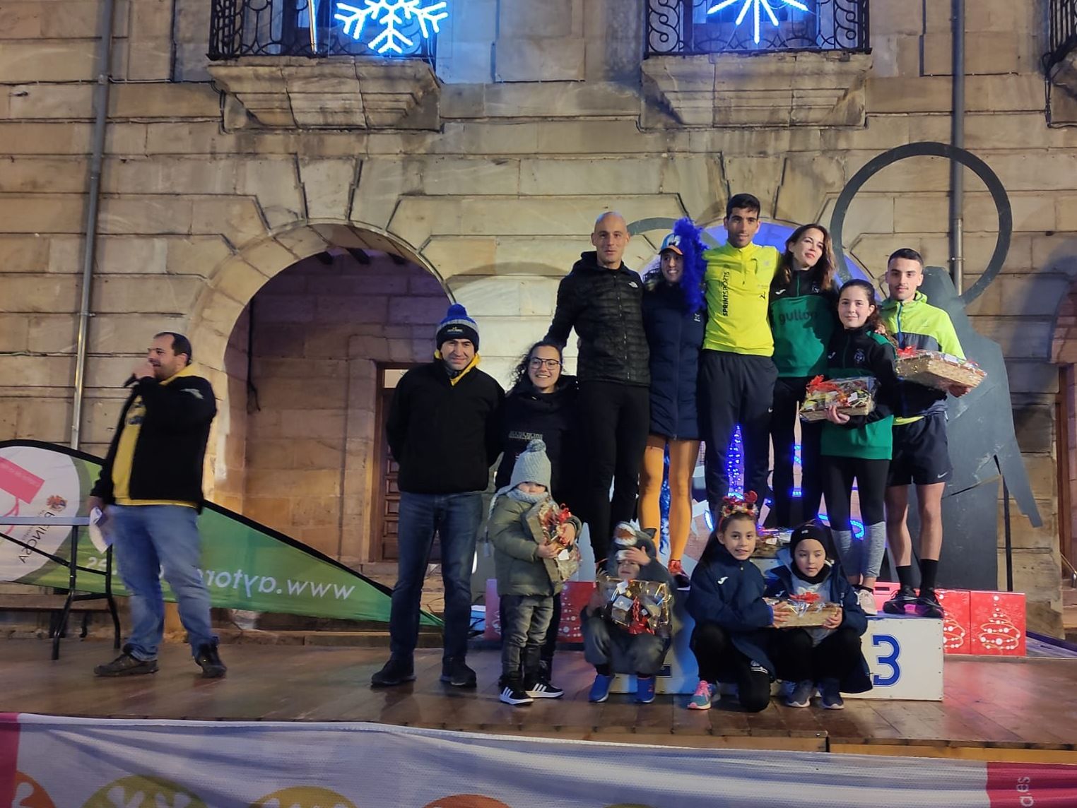 Raúl Gándara y Cristina Rozas ganan la X San Silvestre Solidaria de Reinosa