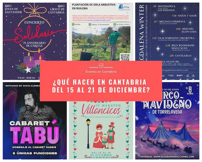 Que hacer en Cantabria del 15 al 21 de diciembre