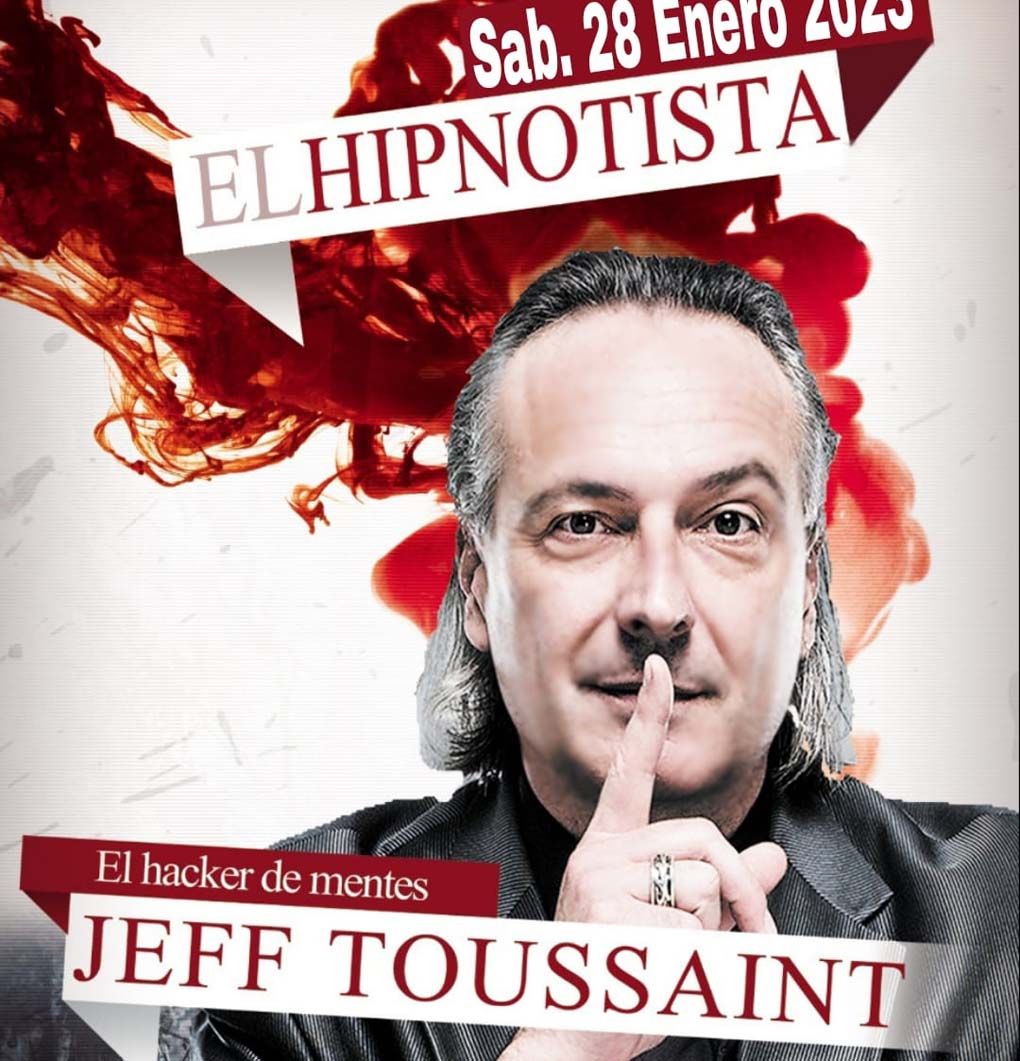 El televisivo hipnotista Jeff Toussaint actúa este sábado en el Teatro Principal