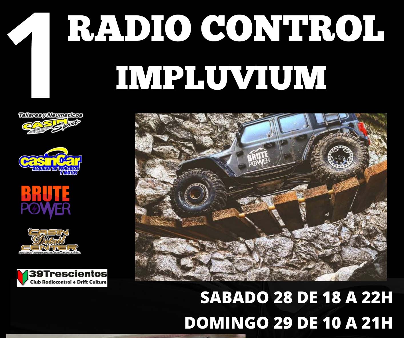 Competición-exhibición de radio control en el Impluvium