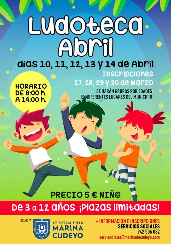Ludoteca abril 2023 | Ayuntamiento Marina de Cudeyo
