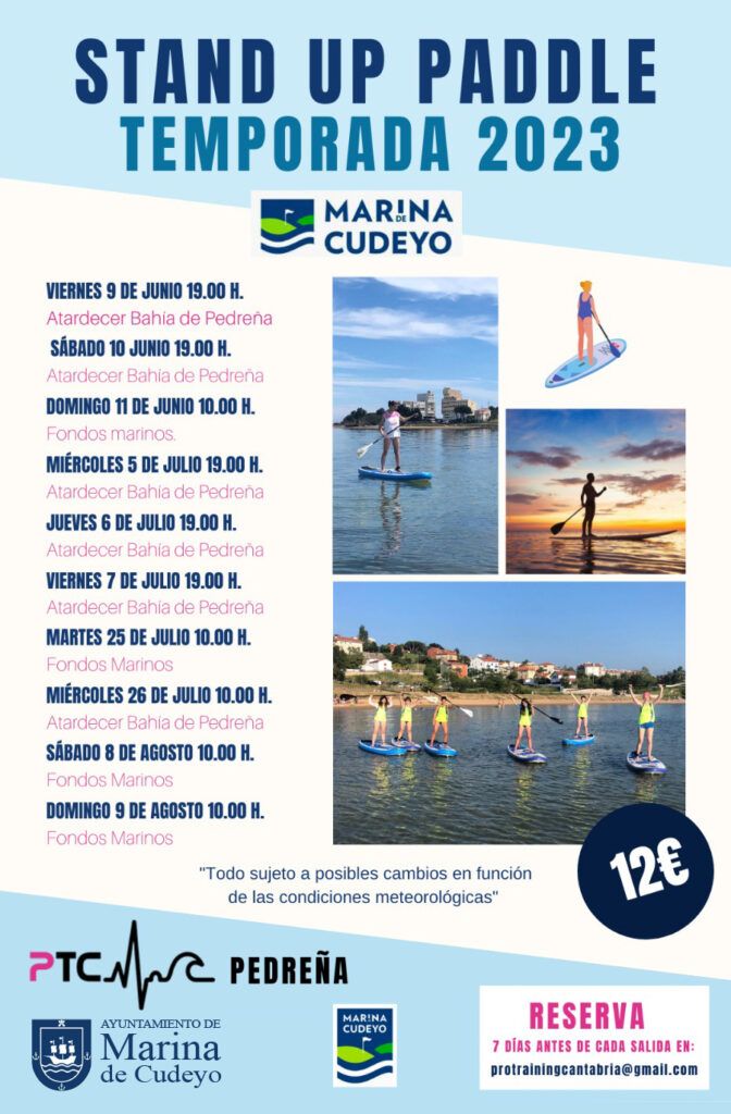 TEMPORADA 2023: STAND UP PADDLE