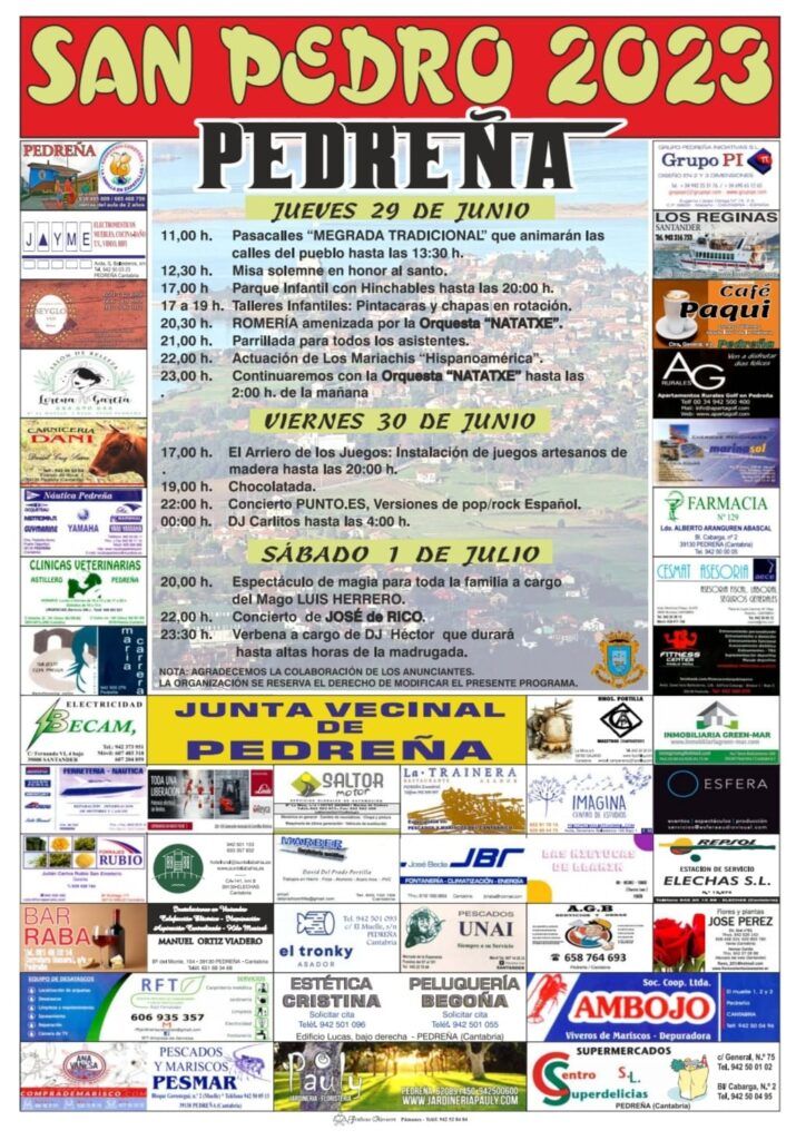 Fiestas de San Pedro en Pedreña
