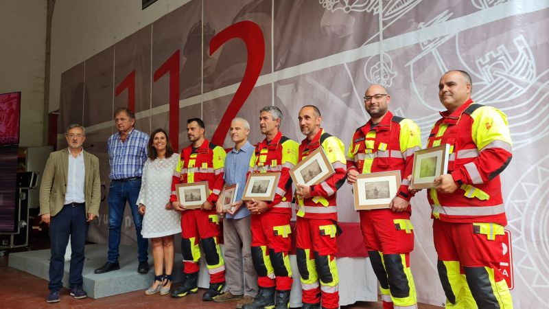 Paula Fernández destaca la “profesionalidad y humanidad” de los bomberos del 112 en el 20 aniversario del parque de Valdáliga
