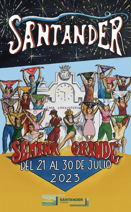 Cartel y programa de la Semana Grande Santander 2023