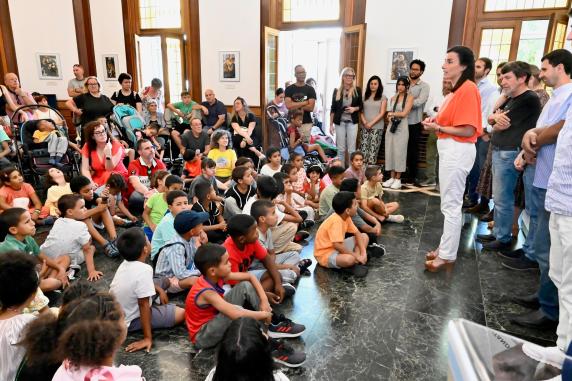 Los niños saharauis del programa ‘Vacaciones en Paz’ visitan el noticias/imagen-asociada/2023/07/recepcion_ninos_saharauis_3.jpg