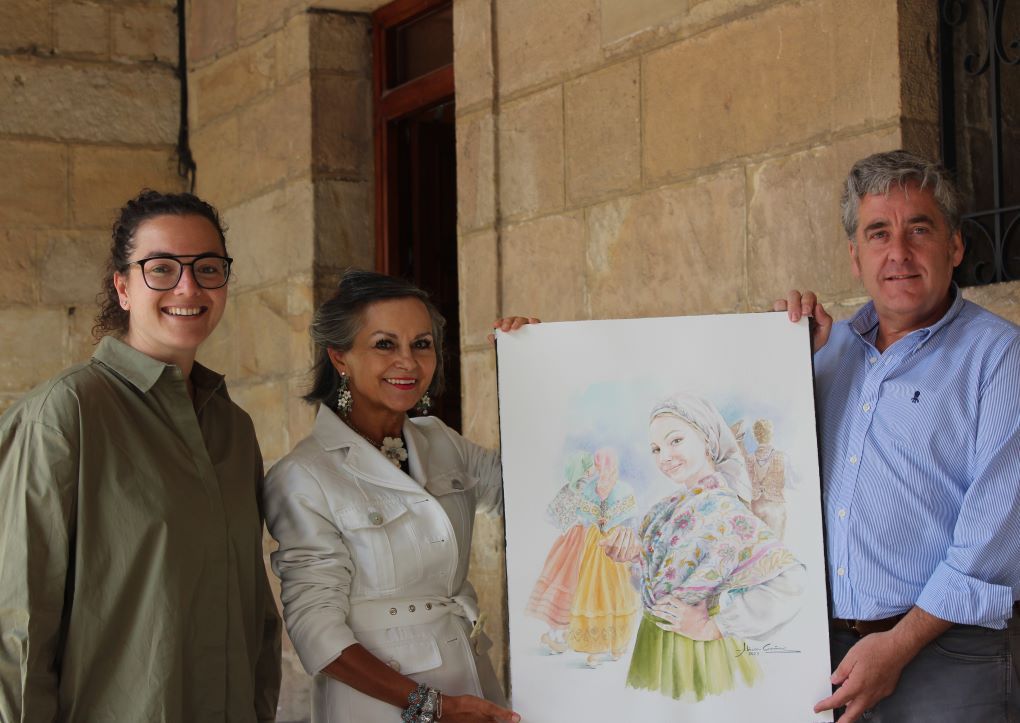 Un cartel firmado por la pintora Alicia Cañas vuelve a anunciar el Dia de Campoo