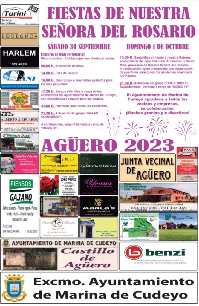 Fiestas de Nuestra Señora del Rosario – Agüero 2023