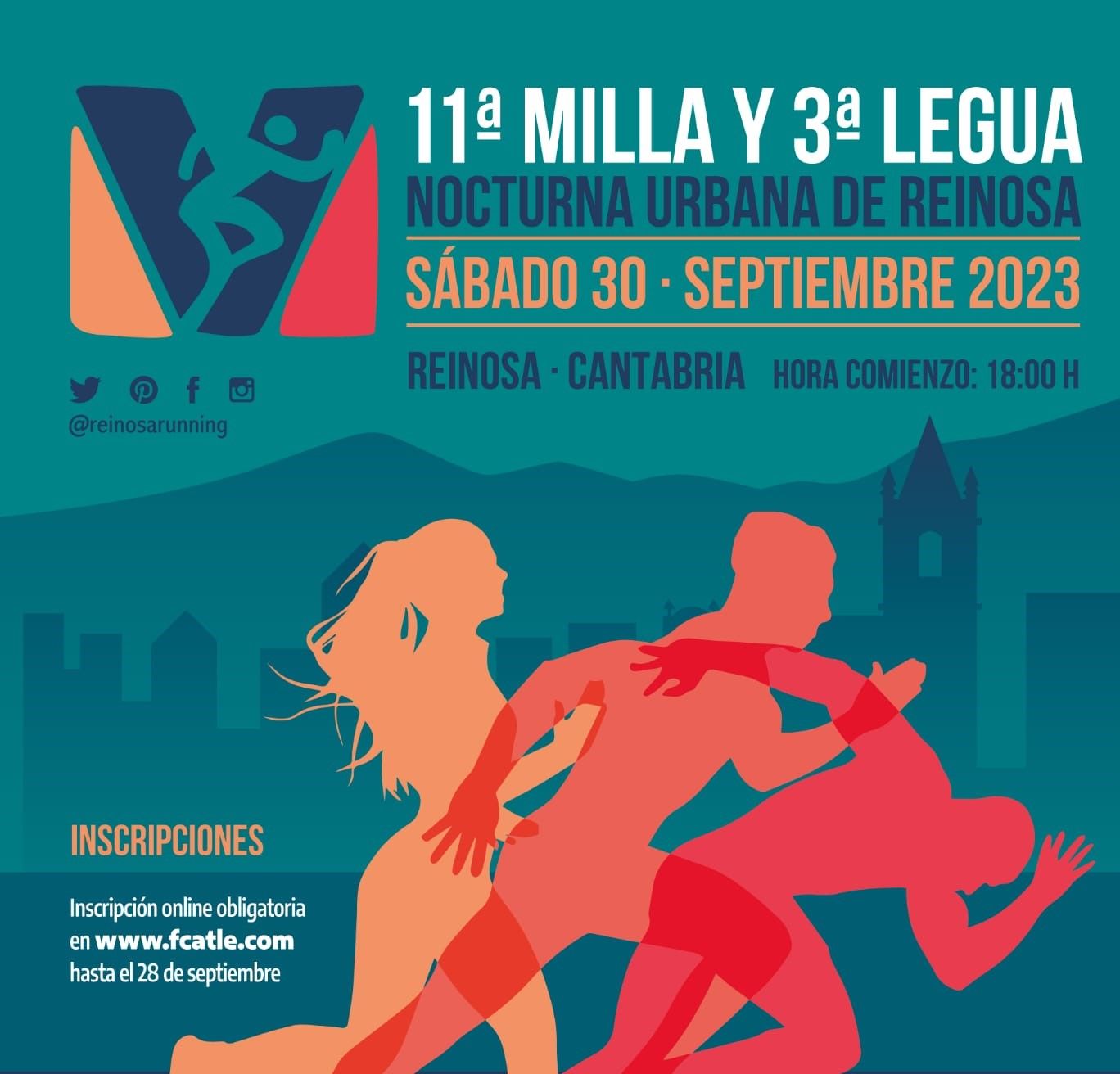 La Milla y la Legua Urbanas esperan reunir este sábado medio millar de participantes