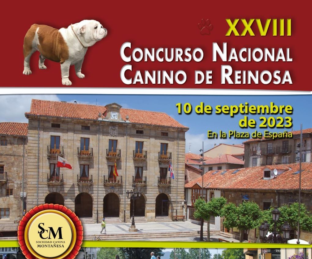 Reinosa acoge este domingo el XXVIII Concurso Nacional Canino