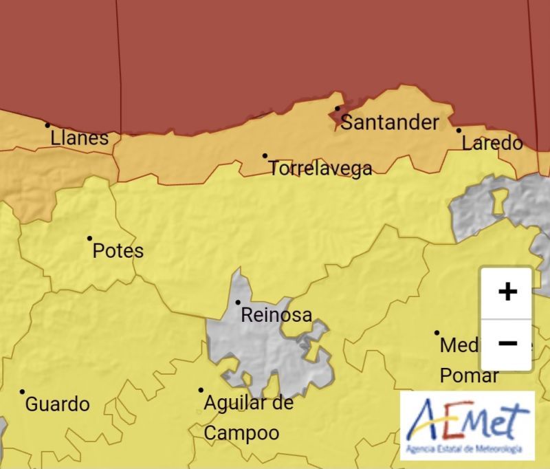 El litoral estará mañana en aviso rojo por costeros y naranja por viento