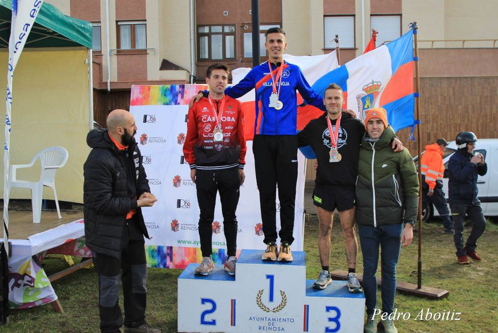 Carlos García y Reyes Laso se proclamaron en Reinosa campeones de Cantabria de Cross