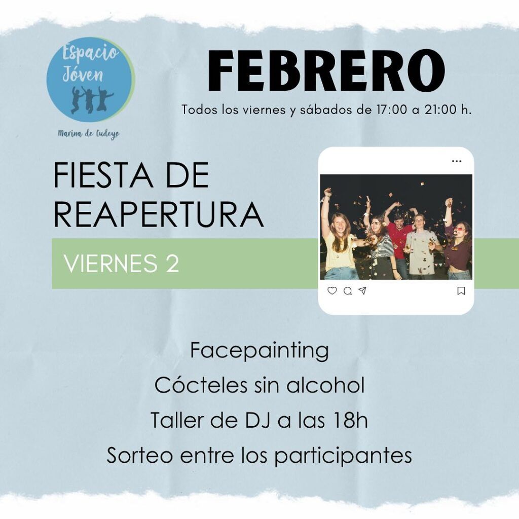 Espacio Joven: fiesta de reapertura