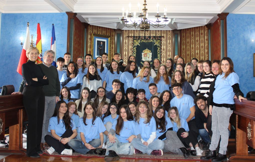 Visita de alumnos del instituto italiano Carlo Emilio Gadda