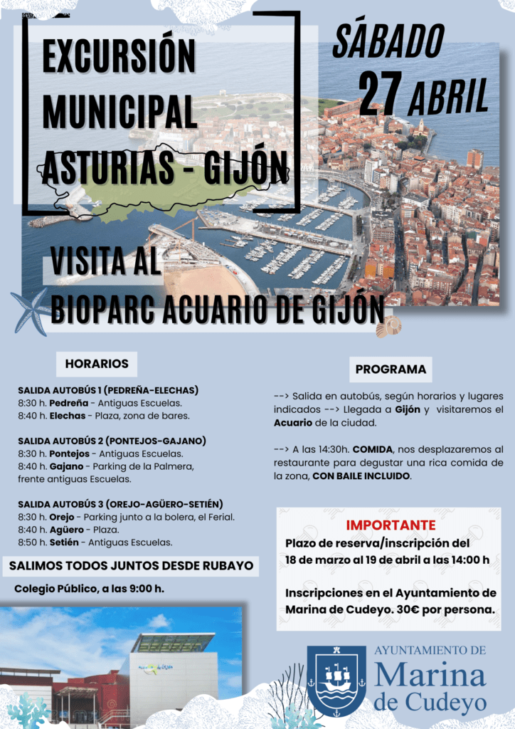 Excursión municipal: Bioparc Acuario Gijón