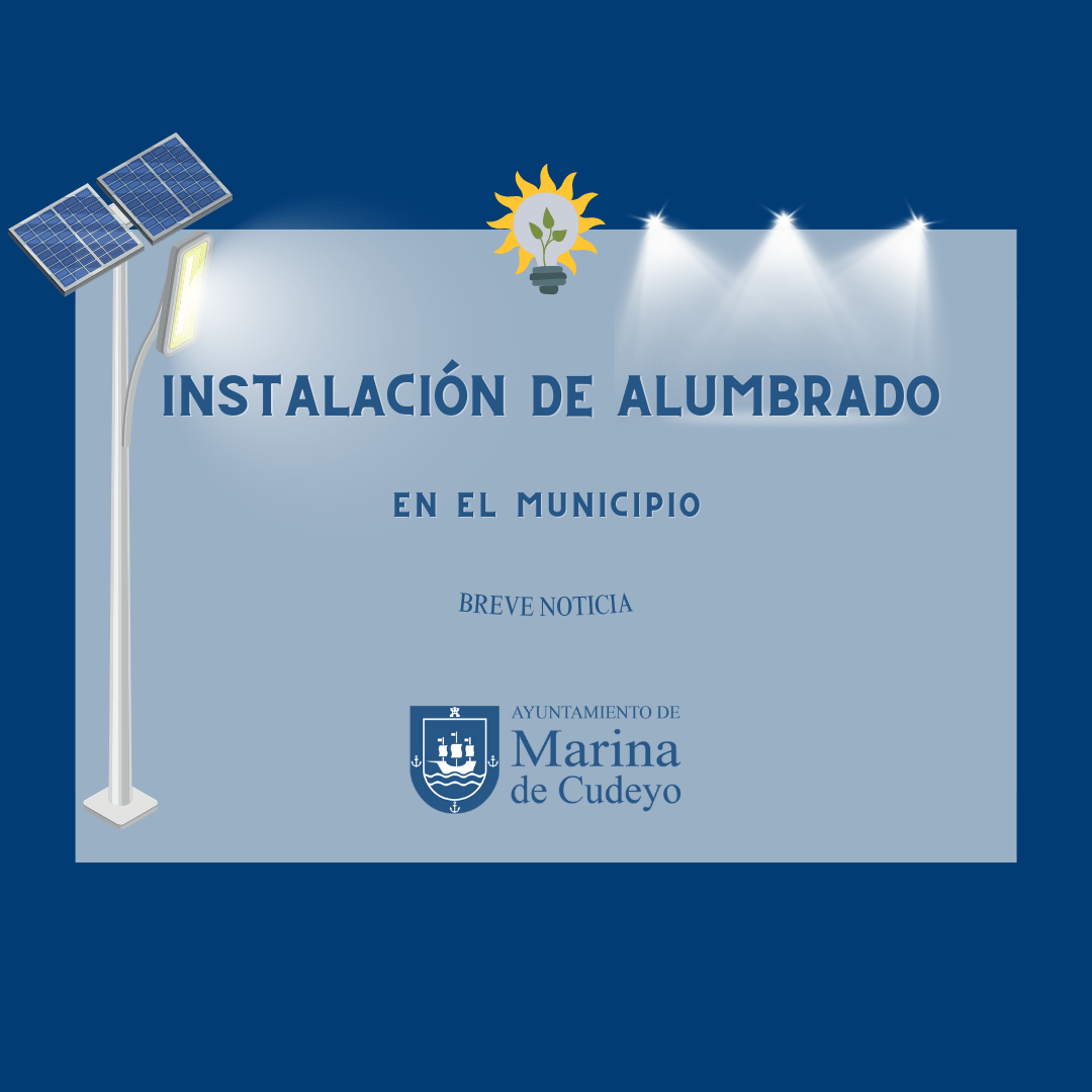 Noticia: instalación de alumbrado en el municipio