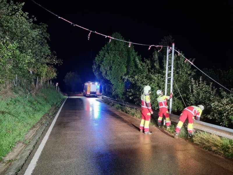El 112 recibe 46 llamadas y gestiona 24 incidencias provocadas por el viento