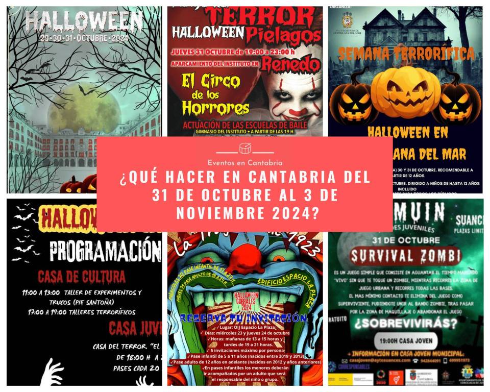 Los mejores planes para celebrar Halloween 2024 en Cantabria