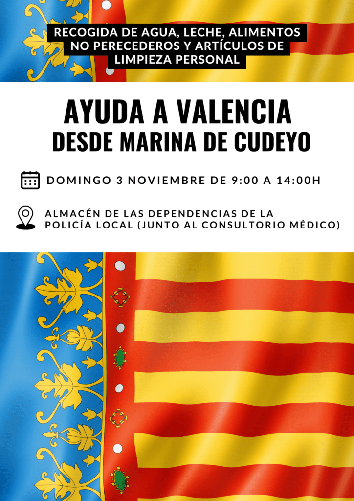 Ayuda a Valencia desde Marina de Cudeyo