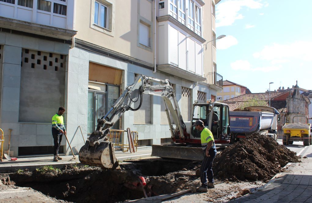 El Ayuntamiento inicia la obra de reparación del hundimiento de la calle San Roque