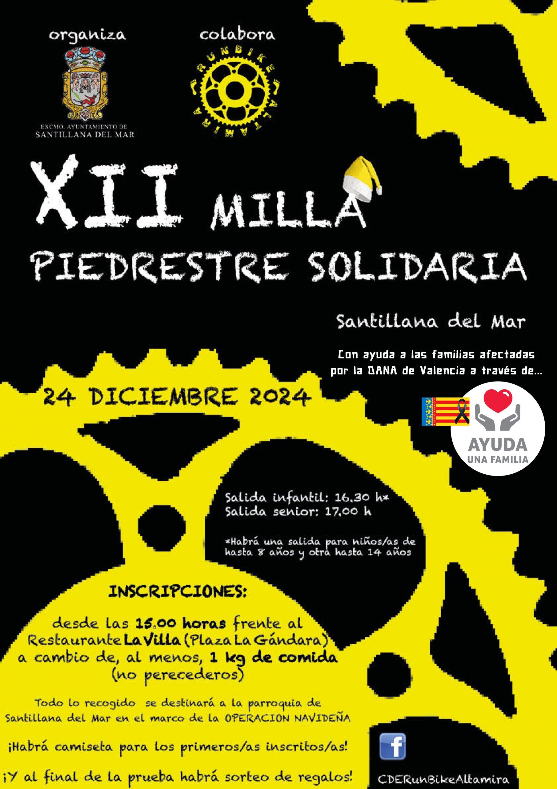 El Ayuntamiento de Santillana del Mar organiza su ‘XII Milla Piedrestre Solidaria’ - Ayuntamiento de Santillana del Mar