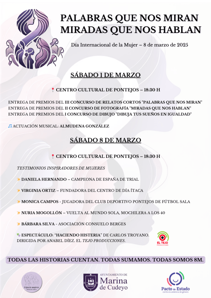 Programa de actividades para conmemorar el Día Internacional de la Mujer