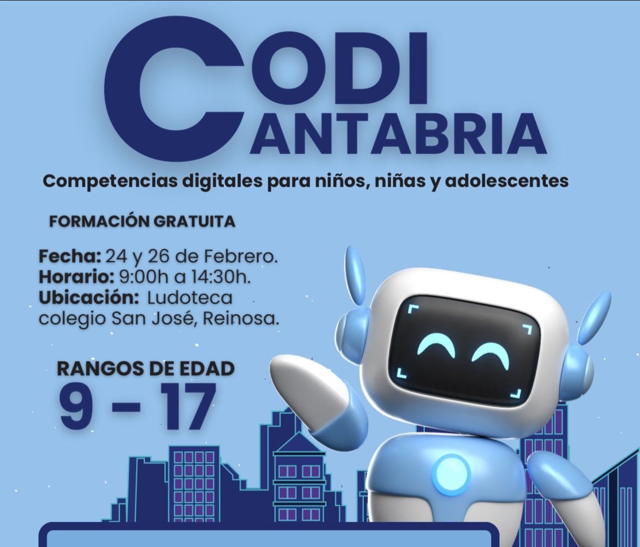 Organizado un Taller gratuito en Competencias Digitales para niños y adolescentes