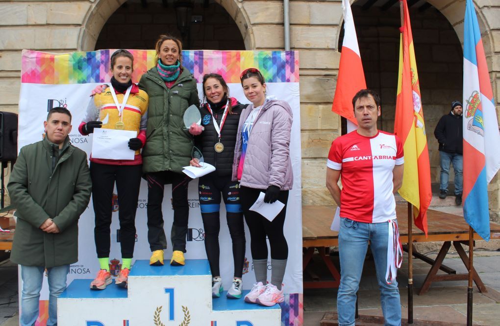 Gorka Núñez y Lucía Ibáñez se proclaman en Reinosa nuevos campeones de Cantabria de Duatlón
