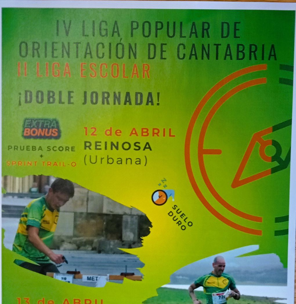 Reinosa acogerá este sábado una carrera de la IV Liga Popular de Orientación de Cantabria-II Liga Escolar