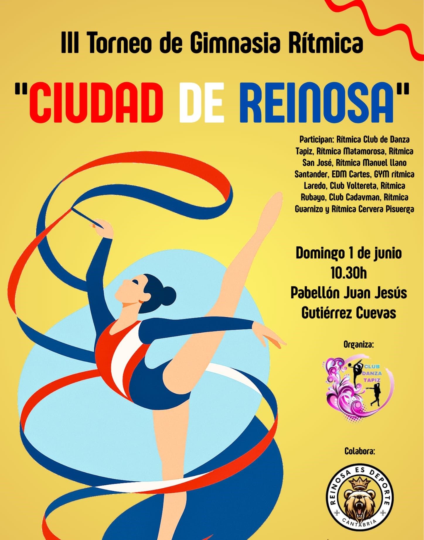Más de 300 gimnastas se disputarán este domingo el III Torneo Ciudad de Reinosa