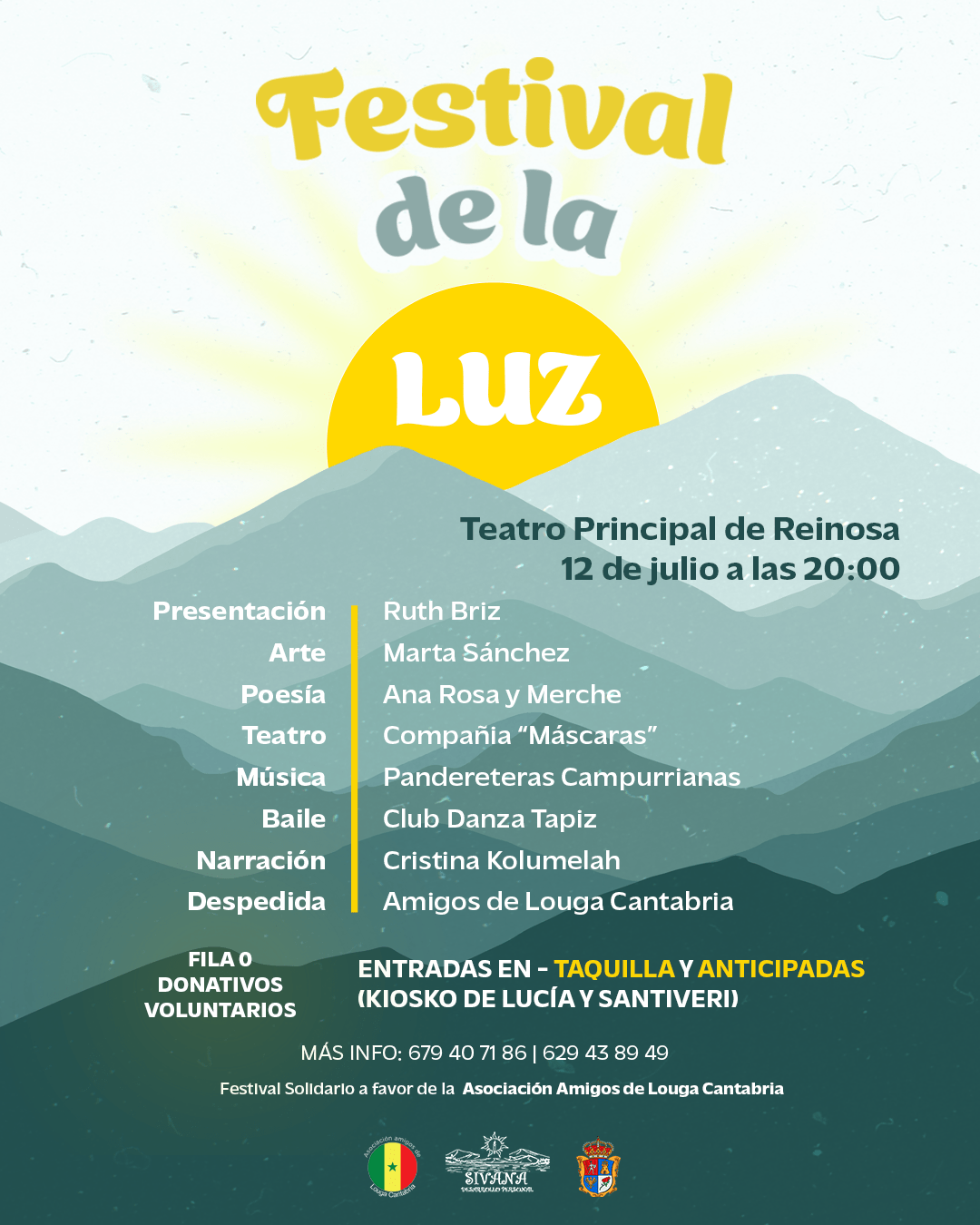 Organizado el Festival de la Luz en solidaridad con la asociación Amigos de Louga Cantabria