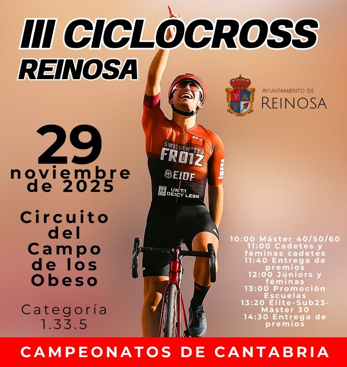 Reinosa acoge este sábado el Campeonato de Cantabria de Ciclocross