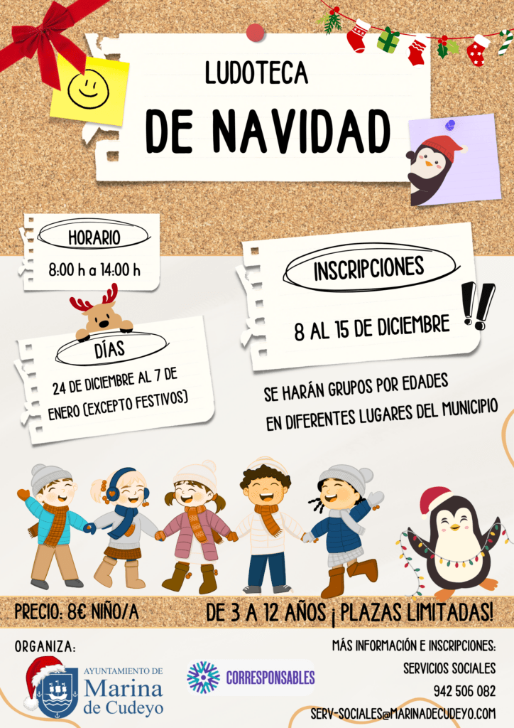 Ludoteca de Navidad 2025 – Marina de Cudeyo
